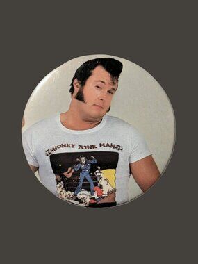 10/$25 WWF The Honky Tonk Man Handmade Vintage 2.25" Button